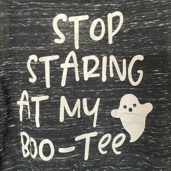 ‘Stop Staring At My Boo-Tee’ Women’s Medium Muscle Tank - Picture 2 of 4